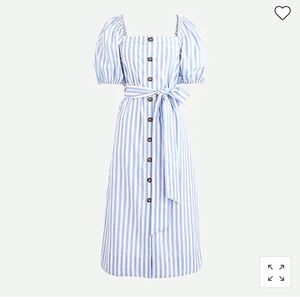 NWT JCrew midi striped dress